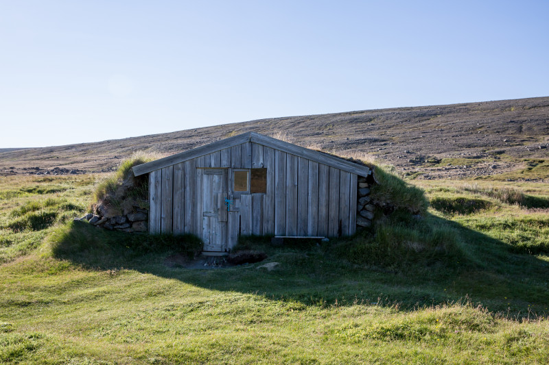 Vieja granja en Islandia